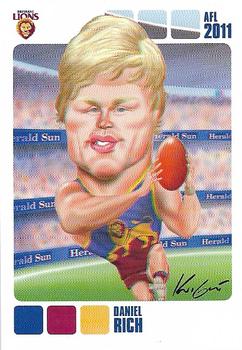 2011 Herald Sun AFL  - All Star Caricature #NNO Daniel Rich Front